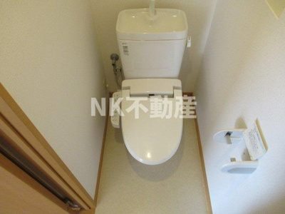 【トイレ】 | サンライフ小阪（河内小阪賃貸） | トイレです