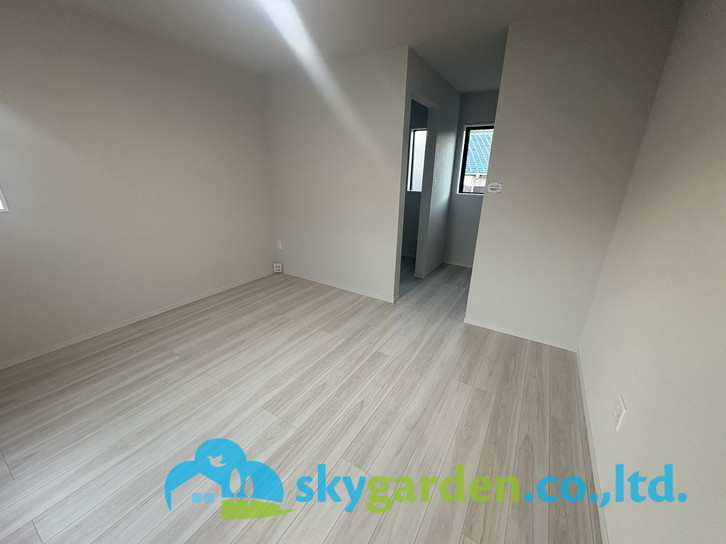 藤沢市羽鳥1期　新築戸建　全2棟1号棟の寝室|落ち着いた色調の寝室です