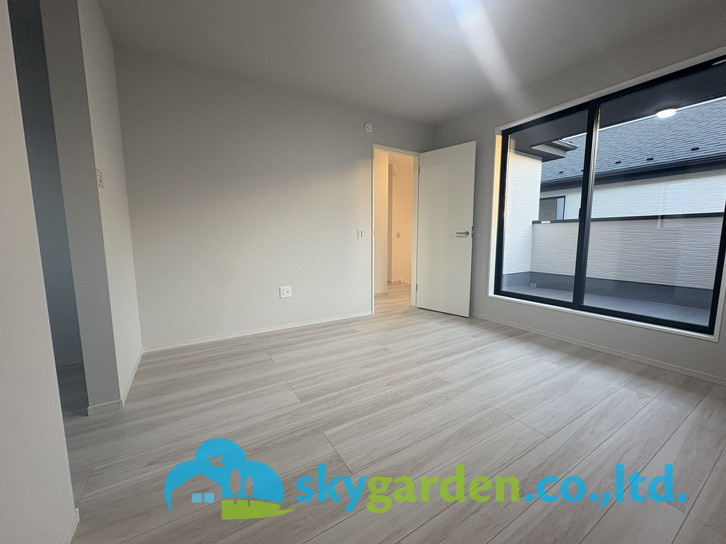 藤沢市羽鳥1期　新築戸建　全2棟1号棟の寝室|使い勝手のいい寝室です