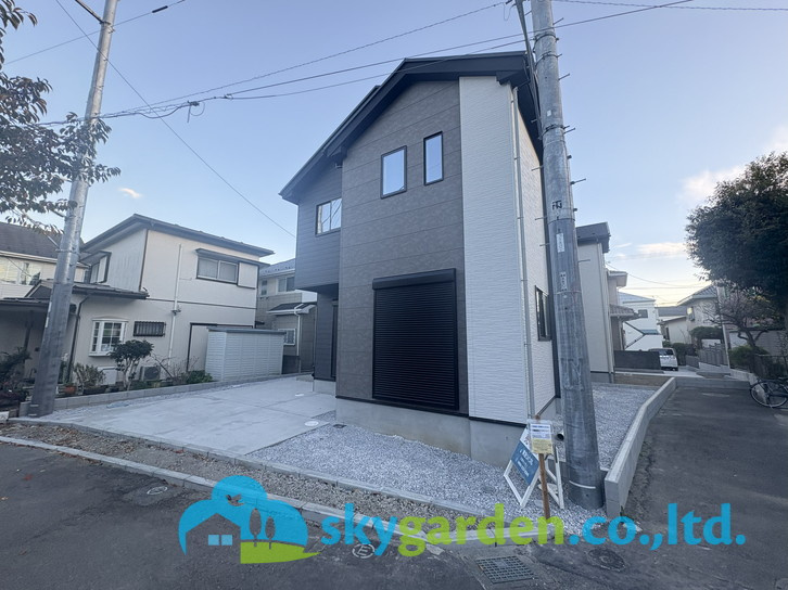 藤沢市羽鳥1期　新築戸建　全2棟1号棟の外観|外観も気になるポイント