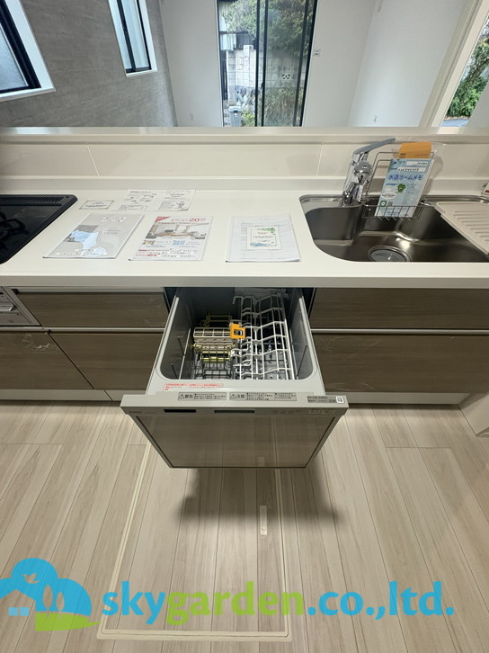 藤沢市羽鳥1期　新築戸建　全2棟1号棟のキッチン|お料理しやすいキッチンです