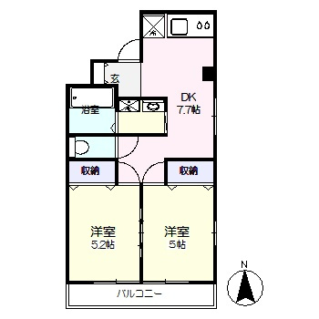 エイブル３の間取り