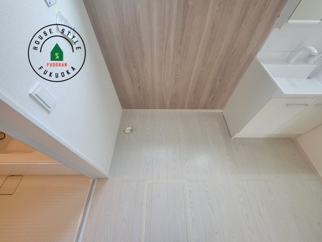 糟屋郡粕屋町長者原東7丁目第1-2棟（1号棟）のランドリースペース|ランドリースペースとなります。広々して有効的にご使用できます。 