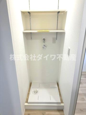 マンションヒルトップの設備|洗濯機置場