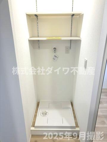 マンションヒルトップの設備|洗濯機置場