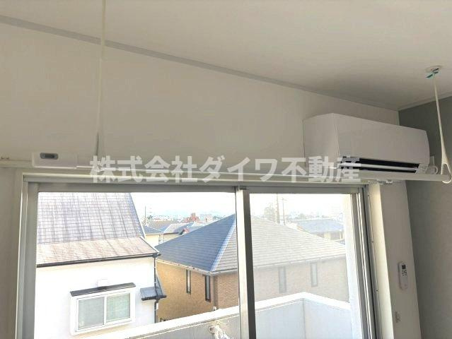 マンションヒルトップの設備|室内物干し