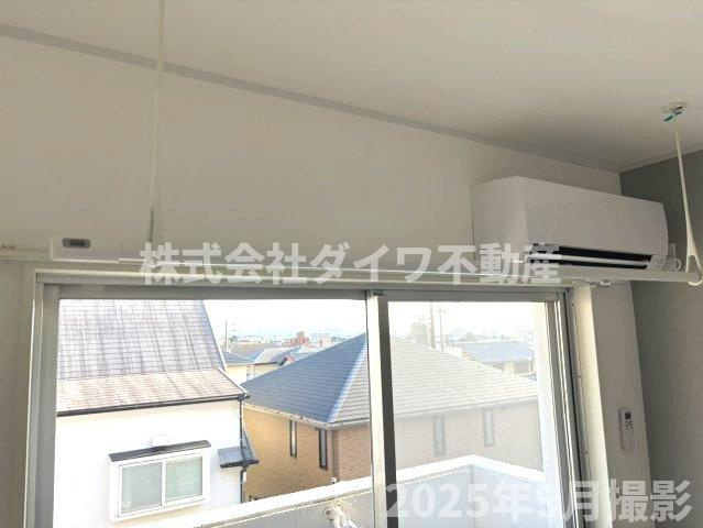 マンションヒルトップの設備|室内物干し