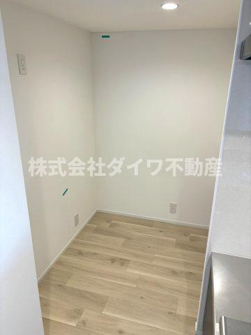 マンションヒルトップのキッチン|キッチン奥側