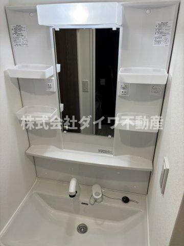 マンションヒルトップの独立洗面台