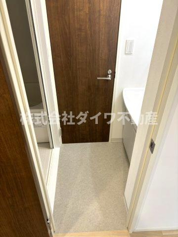 マンションヒルトップの洗面所|脱衣所