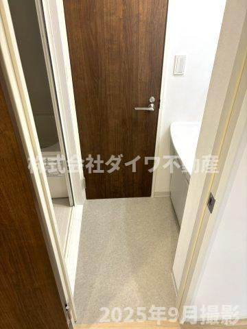 マンションヒルトップの洗面所|脱衣所