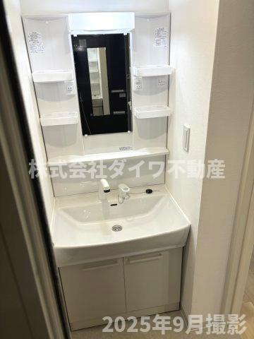 マンションヒルトップの独立洗面台