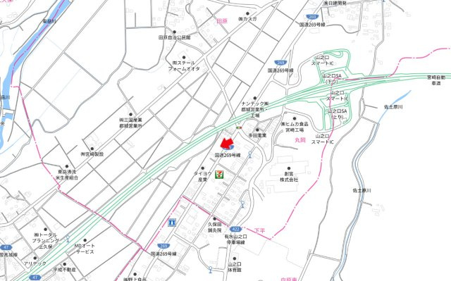 【地図】 | 売土地：山之口町山之口