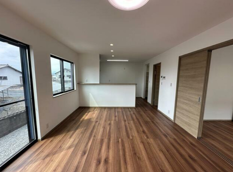 富士市天間・横道上Ⅱ　新築戸建　全１棟　A棟の居間・リビング