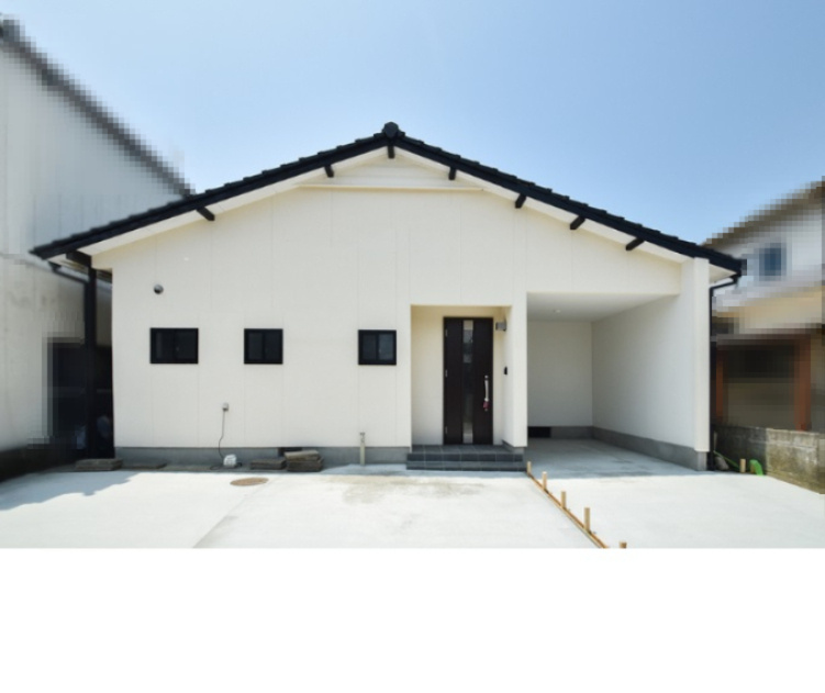 八代市高島町リセットハウスの外観