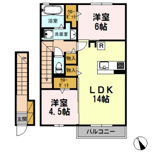 【間取り】 | 北野翠亭Ⅰ