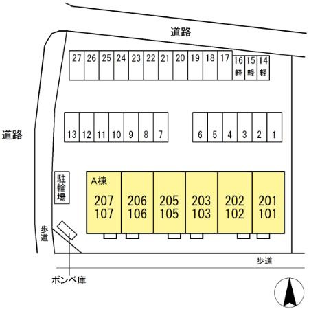 グラン・ウィンの区画図