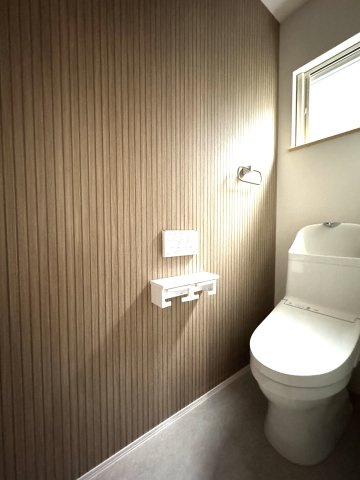 中央区関屋田町3丁目  1号棟　新築戸建のトイレ