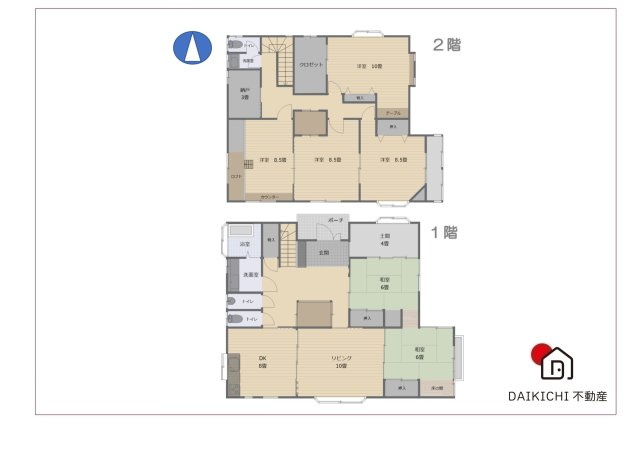 【間取り】 | 比企郡吉見町大字長谷　中古戸建