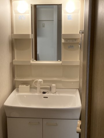 つくば市春日３丁目の賃貸マンションの洗面所