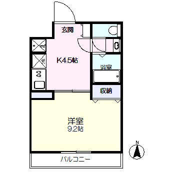 つくば市春日３丁目の賃貸マンションの間取り