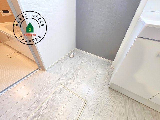 糟屋郡宇美町とびたけ1丁目第1-2棟（1号棟）のランドリースペース|ランドリースペースとなります。広々して有効的にご使用できます。 