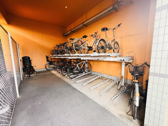 グリーンフォレストのその他共用部分|駐輪場です