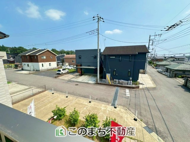 宇都宮市野沢5期　モデルハウス　27号棟の展望|南西角地につき、陽当り・解放感◎になっております！
