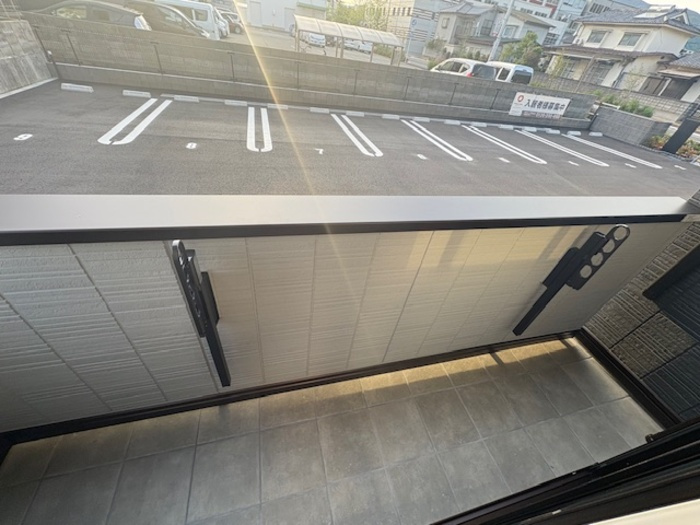 エクセランのバルコニー