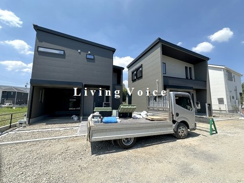 【外観】 | 【仲介手数料０円】相模原市南区当麻　新築一戸建て　1号棟　全2棟 | 全体　相模原市南区当麻　新築一戸建て　全2棟