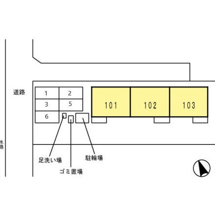 シャルムコートの区画図