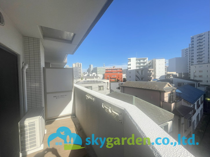 シティインデックス藤沢のバルコニー