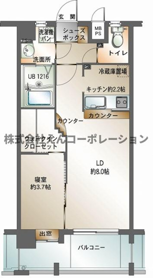 【間取り】 | エンクレスト天神Ⅲ　