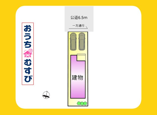 守山区天子田6期(全1棟)1号棟の区画図