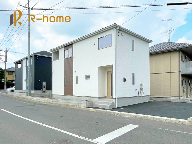 結城市結城第42　新築戸建て　1号棟の外観|ご予約を頂ければ、『平日』はもちろん『早朝』や『夜間』もご見学可能です♪お気軽にお申し付けください♪