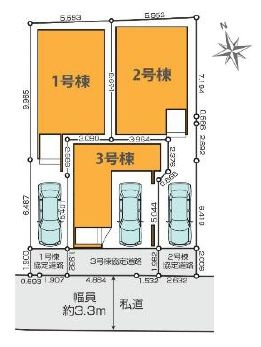 【間取り】 | 豊島区上池袋３丁目　新築戸建て　２号棟 | 北池袋駅より徒歩5分の駅チカ好立地に全3棟！