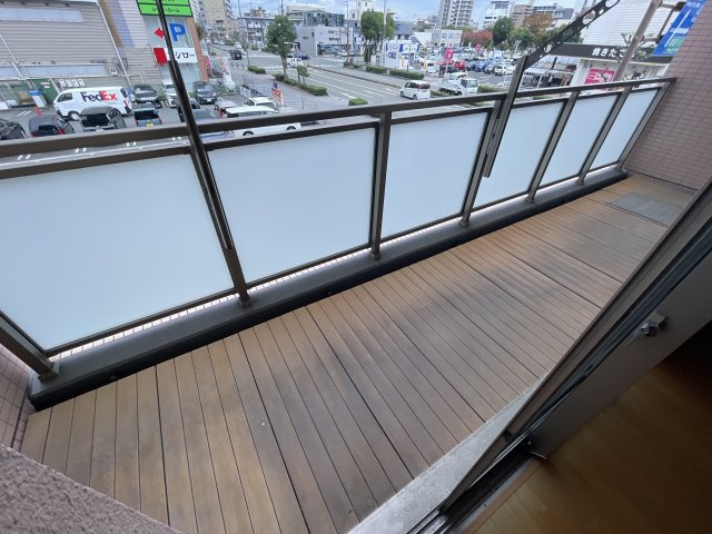 シャトー北条のバルコニー