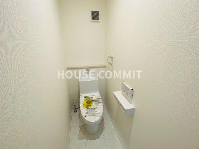 新築戸建て　ライフベース成田　２号棟のトイレ