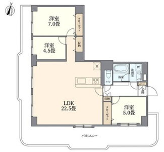 【間取り】 | 芦花公園スカイハイツ