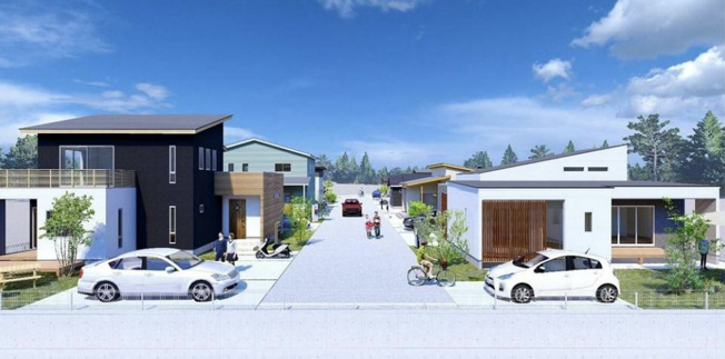 【完成予想図】 | 深谷市小前田　クラースタウン花園３　売地　全9区画　I区画
