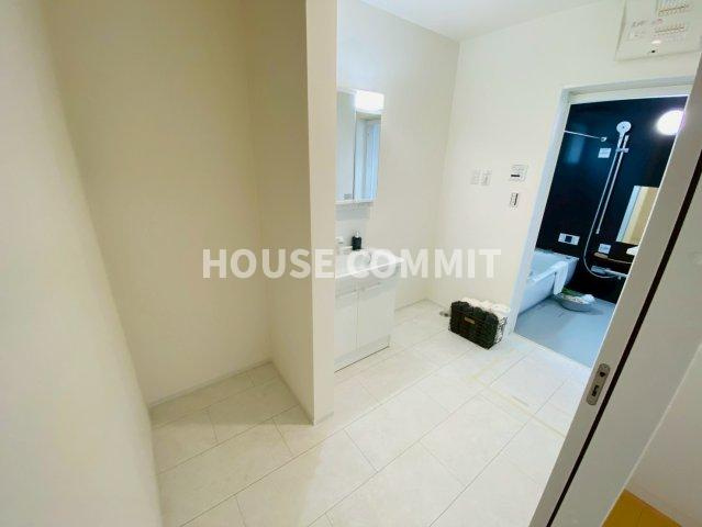 新築戸建て　ライフベース成田　7号棟の脱衣所