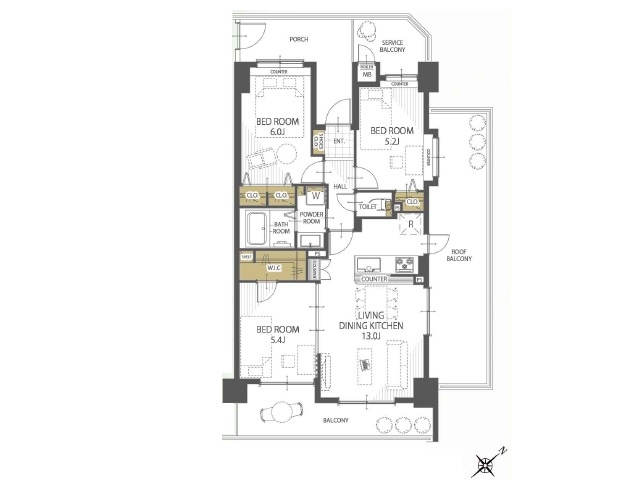 【間取り】の画像