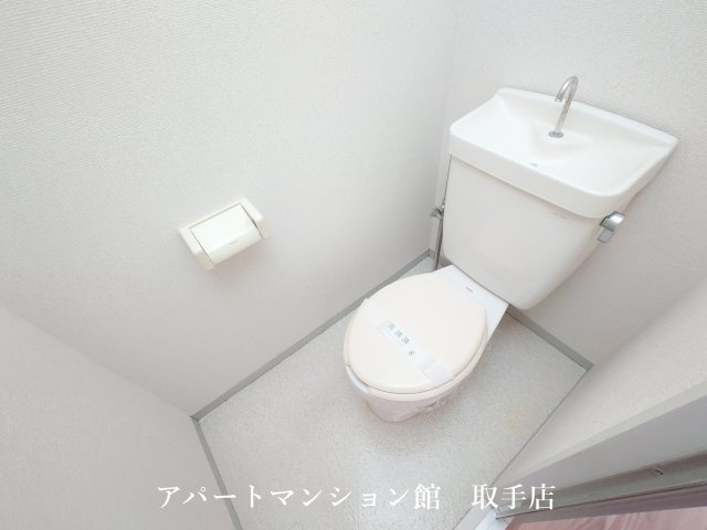 ムカイハラハイツAのトイレ