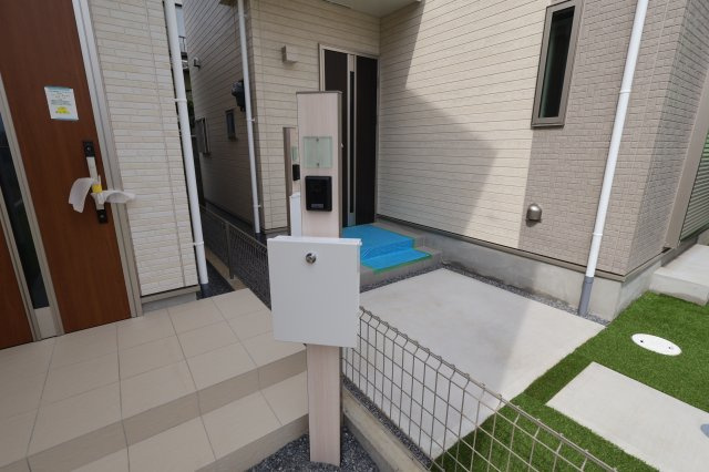 《仲介手数料無料》上尾市大字上尾下1056-1(A号棟)新築一戸建てハートフルタウンのセキュリティ|撮影日 2025年9月18日 13:30 晴れ