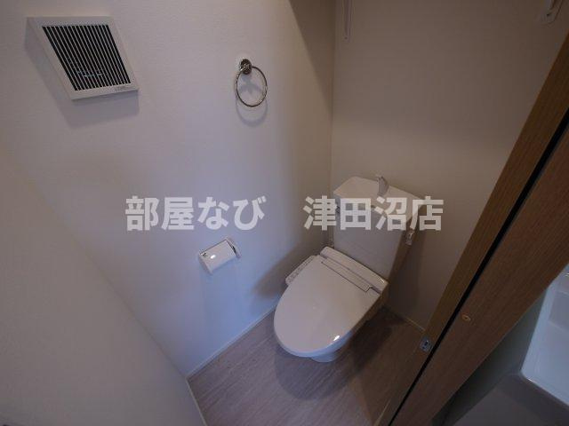 船橋市西習志野３丁目のアパートのトイレ|温水洗浄便座付きです