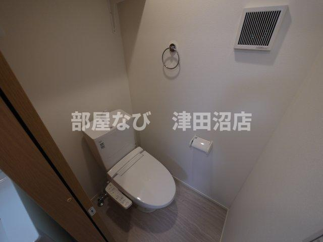 船橋市西習志野３丁目のアパートのトイレ|温水洗浄便座付きです