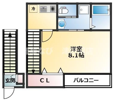 船橋市西習志野３丁目のアパートの間取り