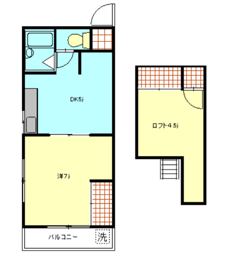 【間取り】 | コーポ下田