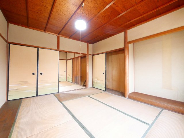 西九条町貸家の寝室|ゆとりの広さです