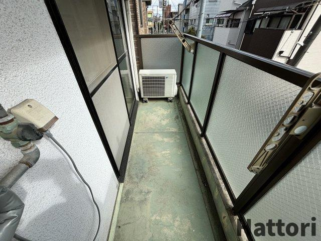 豊町ヴィラのバルコニー